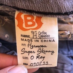 Hermosa grey super skinny jeans